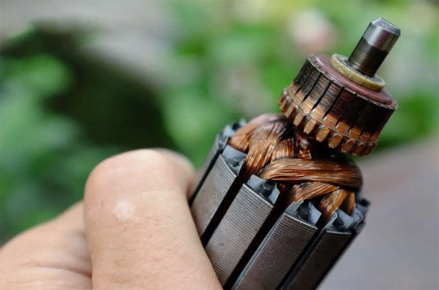 Chổi than bị hỏng