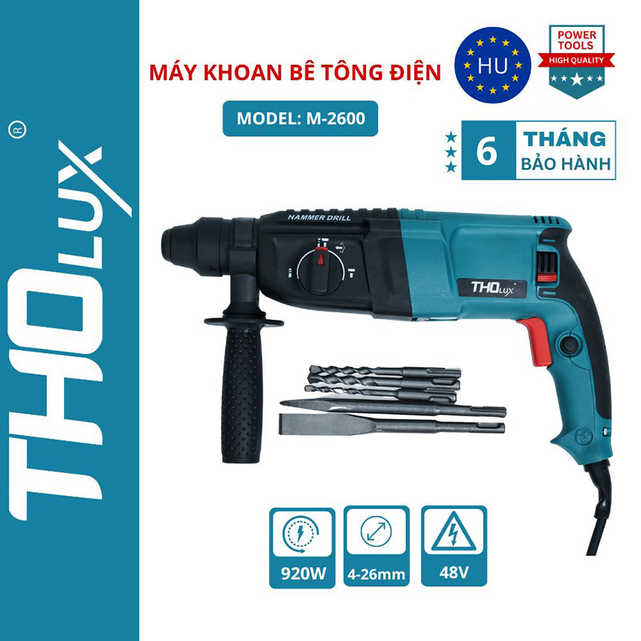 Máy khoan THOLux có chế độ bảo hành tốt