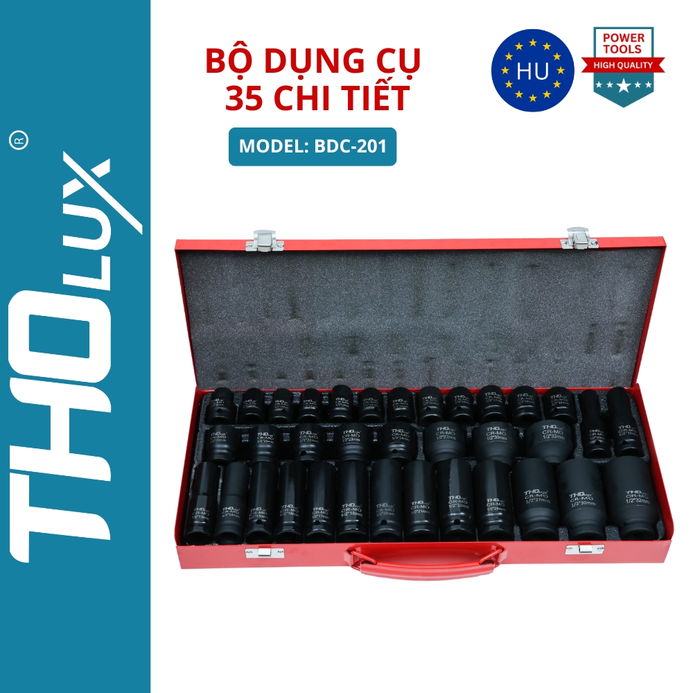 Bộ dụng cụ 35 chi tiết BDC-201