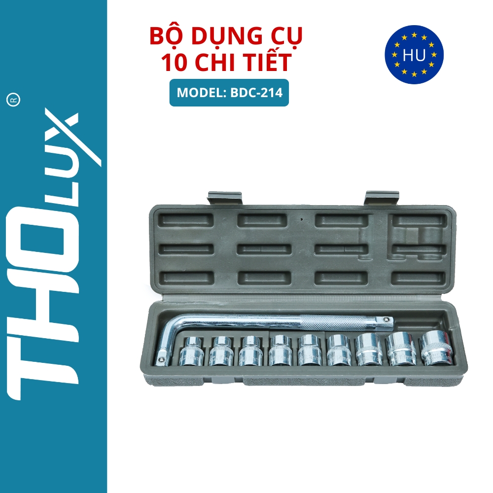 Bộ dụng cụ 10 chi tiết BDC-214