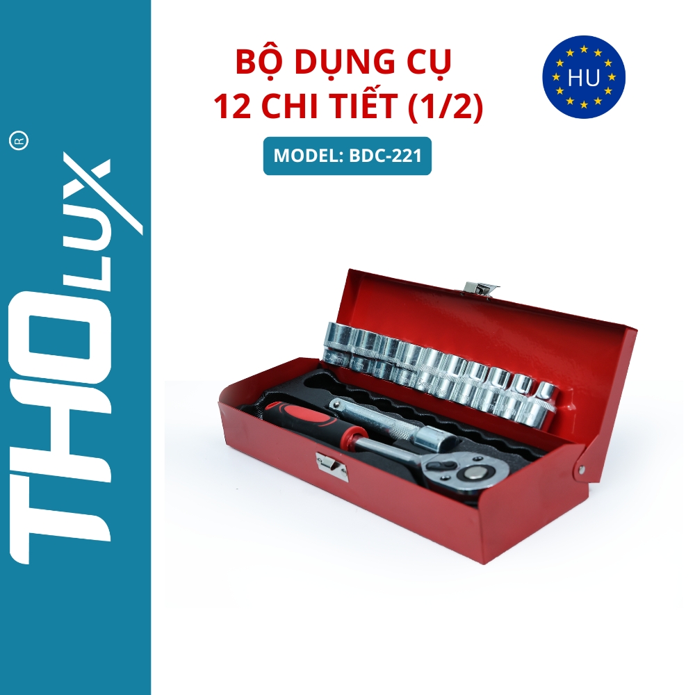 Bộ dụng cụ 12 chi tiết (1/2) BDC-221