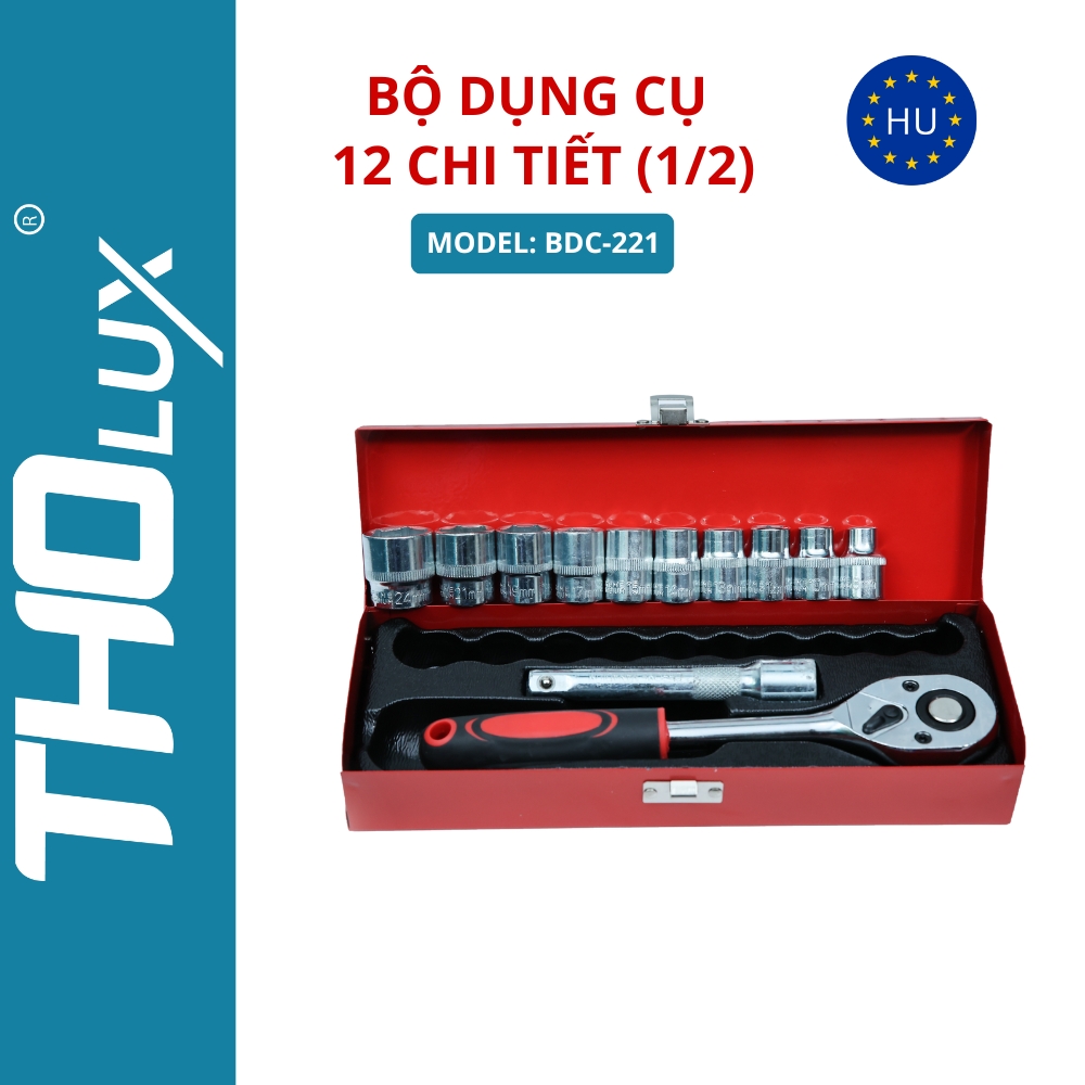 Bộ dụng cụ 12 chi tiết (1/2) BDC-221