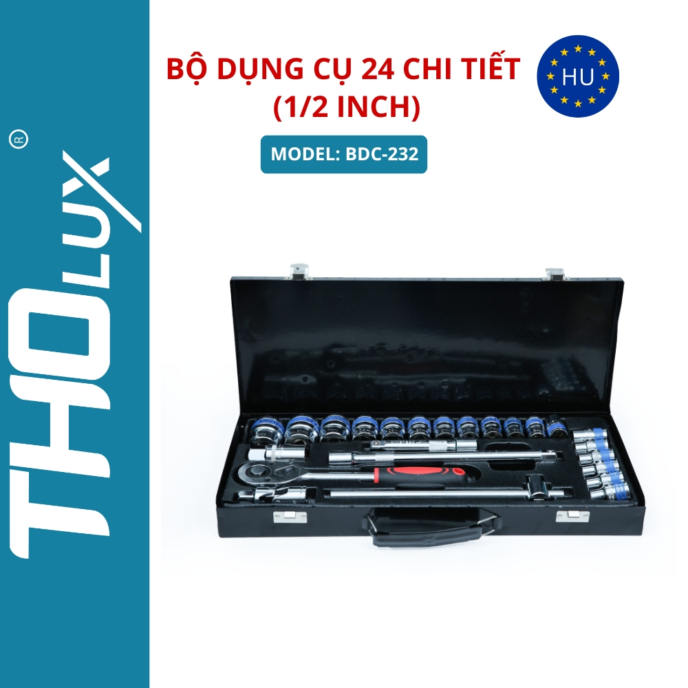 Bộ dụng cụ 24 chi tiết (1/2 inch) BDC-232
