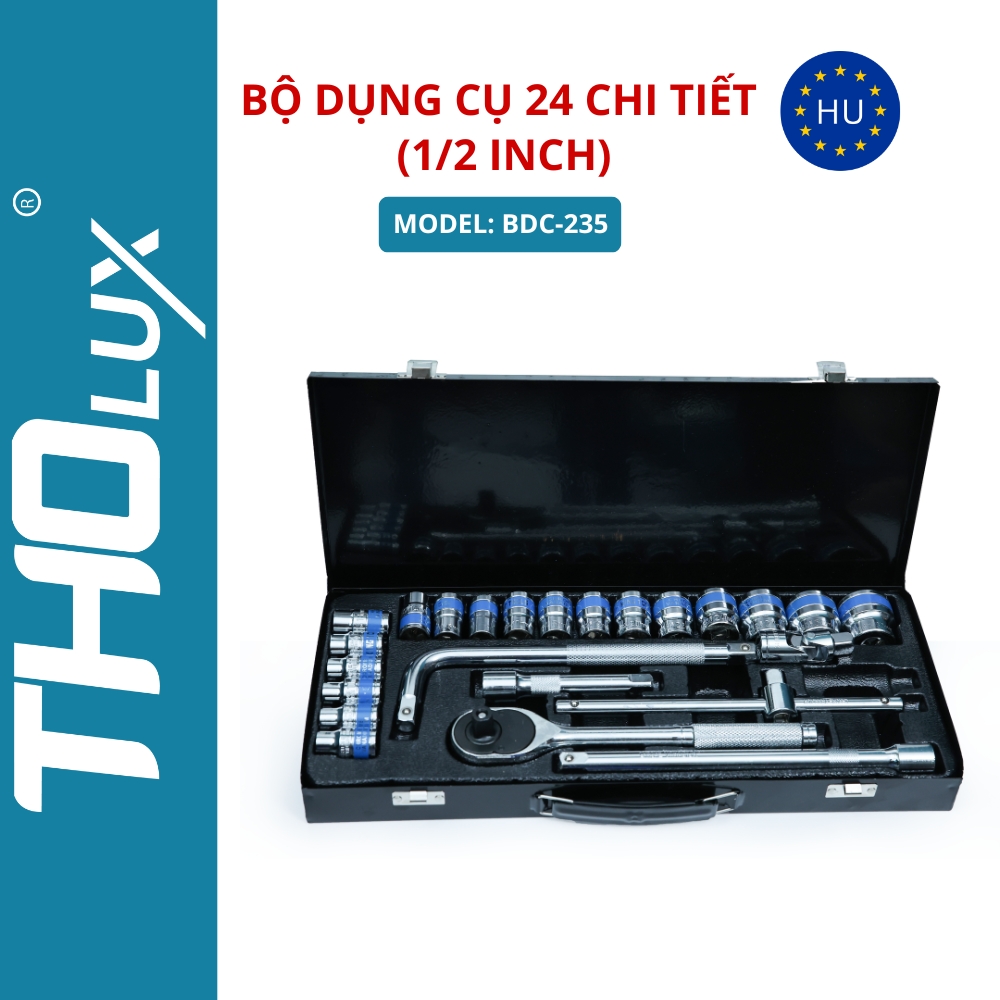 Bộ dụng cụ 24 chi tiết (1/2 INCH) BDC-235