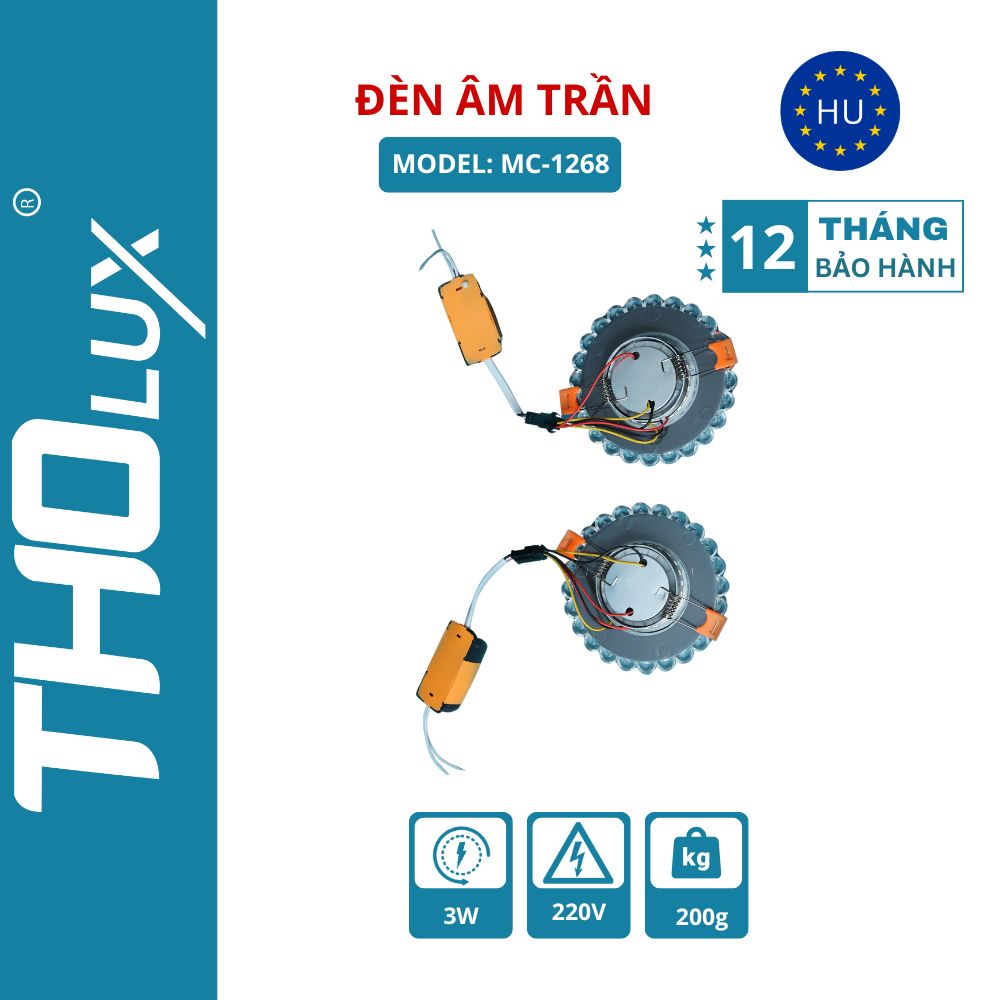 Đèn âm trần MC-1268