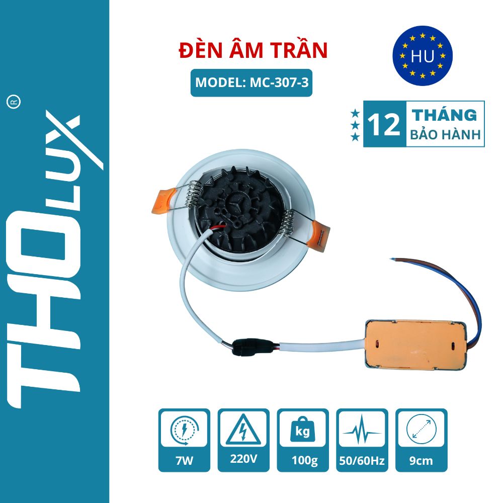 Đèn âm trần MC-307-3
