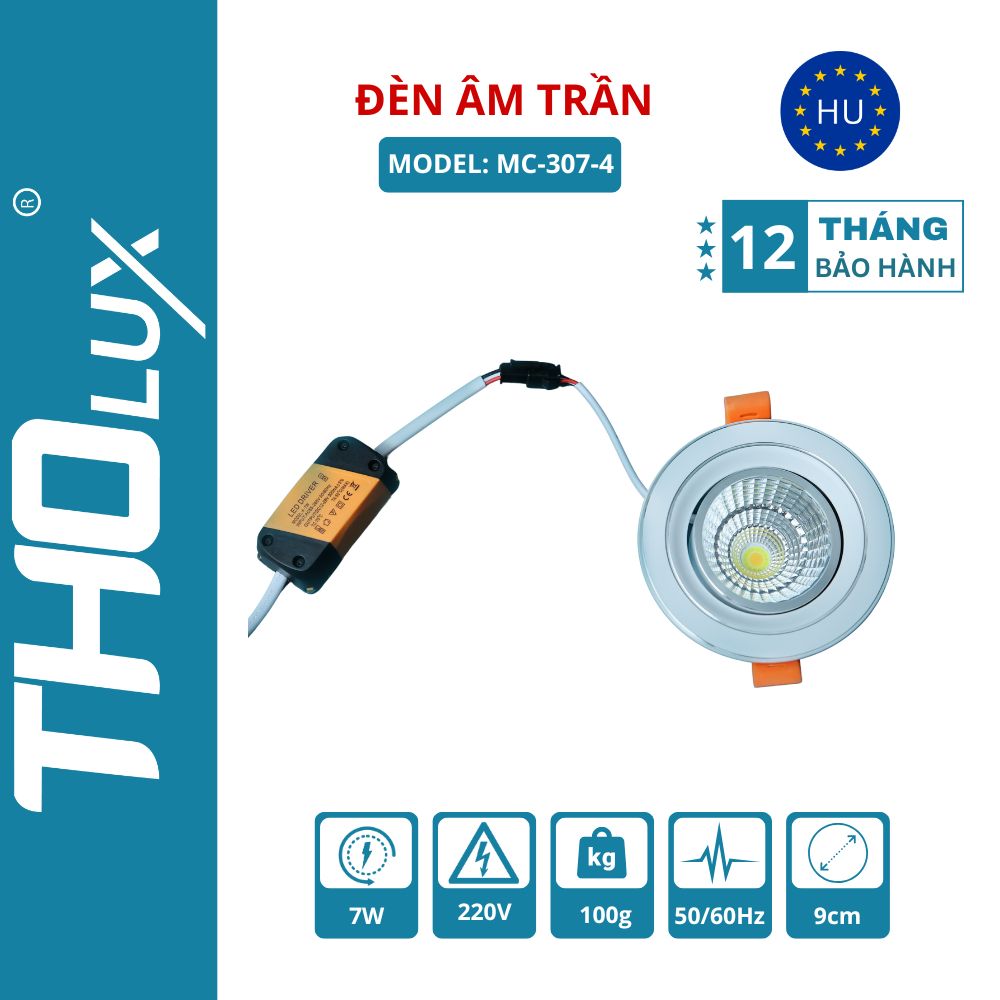 Đèn âm trần MC-307-4