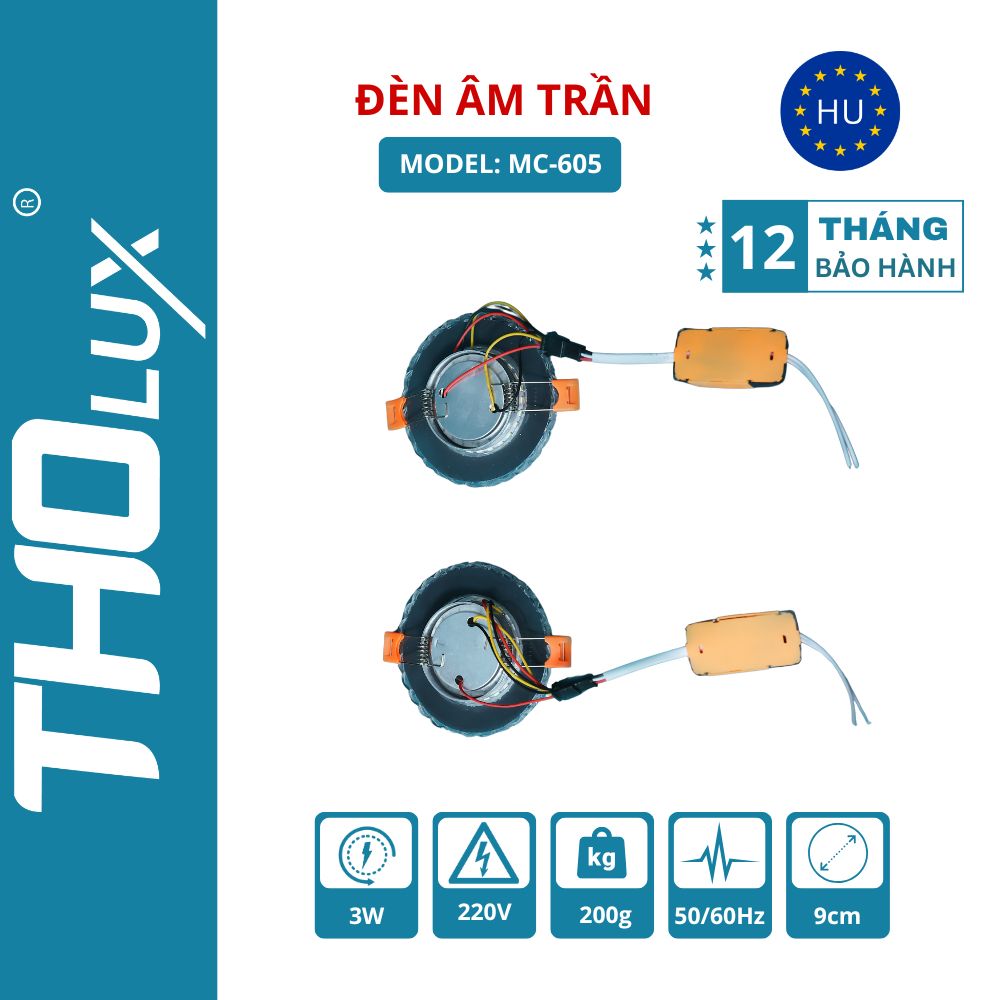 Đèn âm trần MC-605