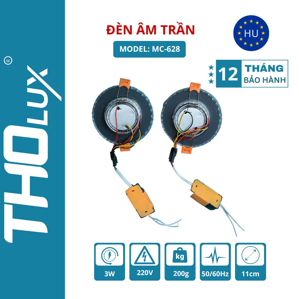 Đèn âm trần MC-628