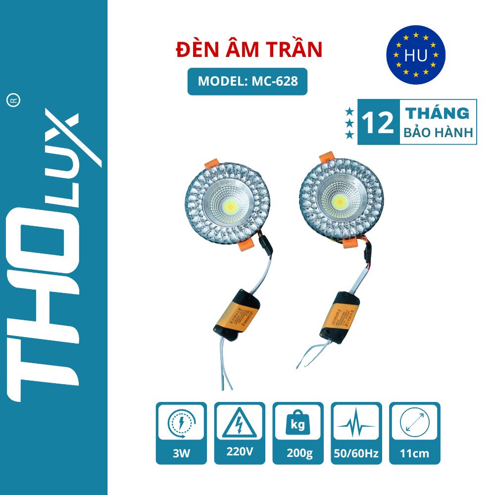 Đèn âm trần MC-628