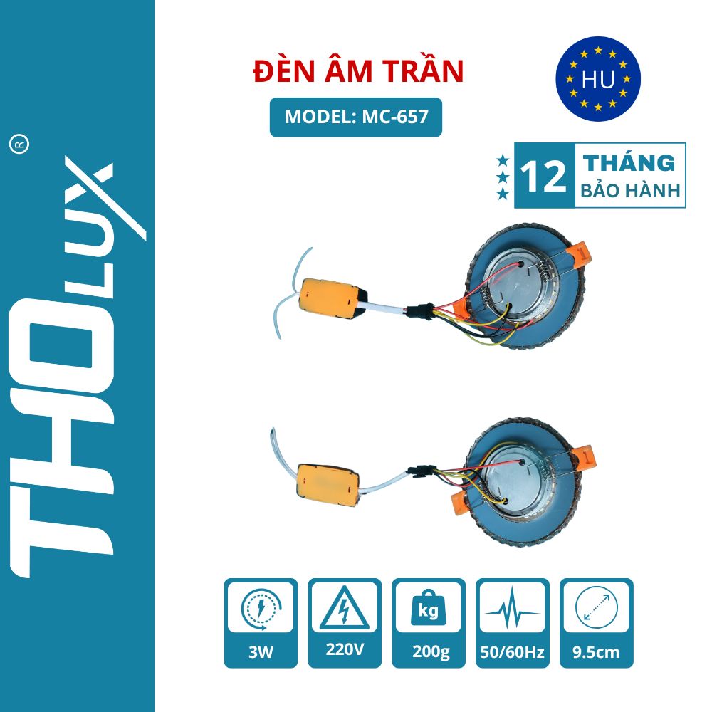 Đèn âm trần MC-657