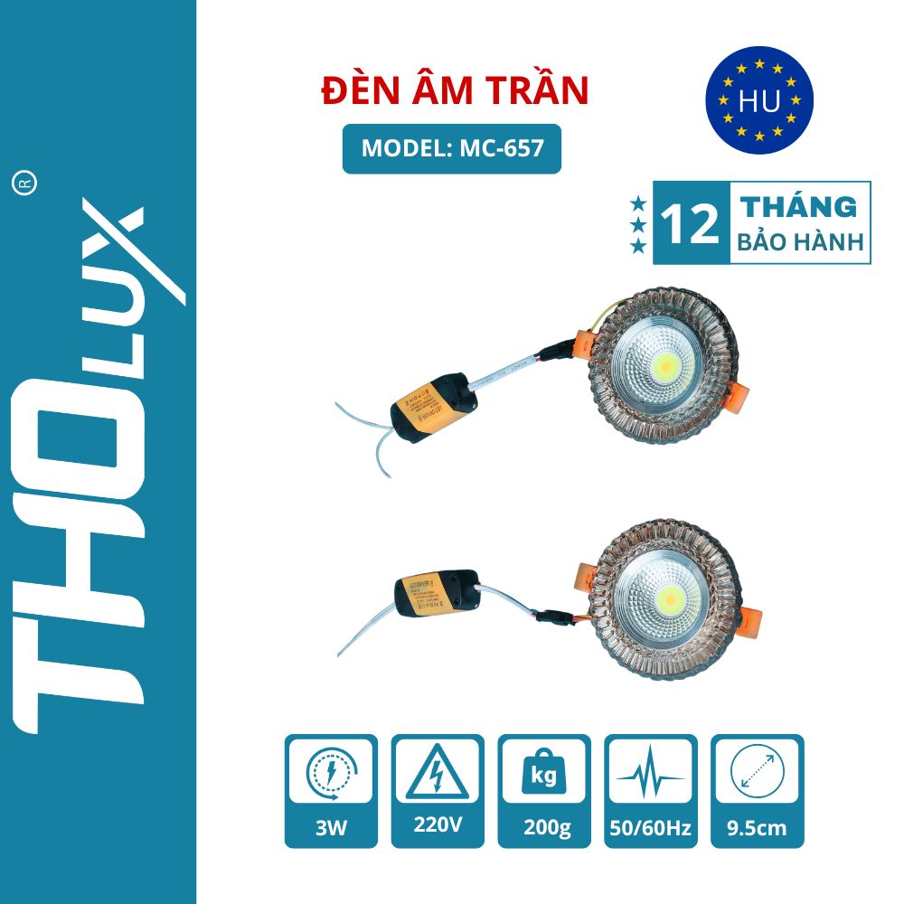 Đèn âm trần MC-657