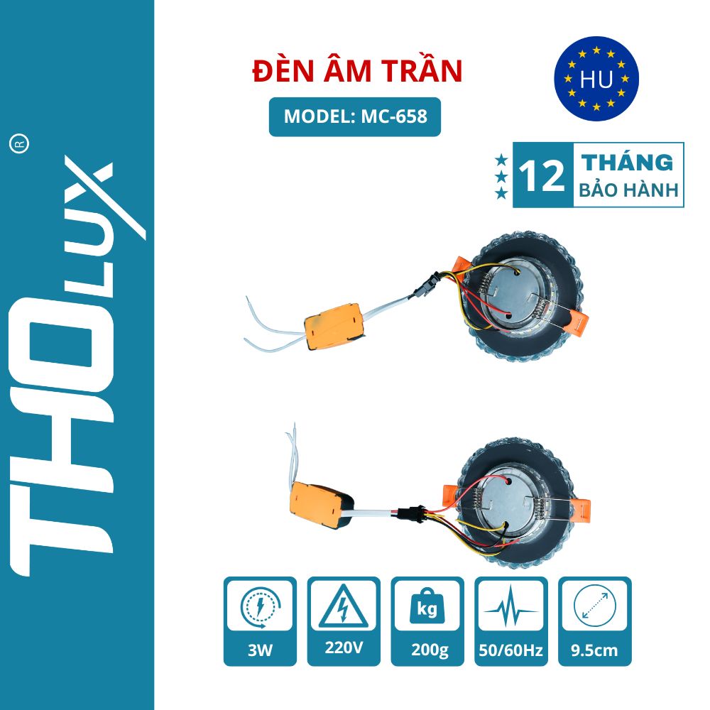 Đèn âm trần MC-658