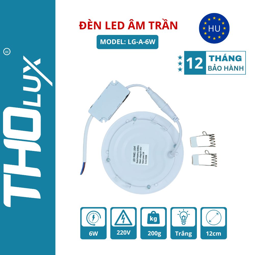 Đèn LED âm trần LG-A-6W