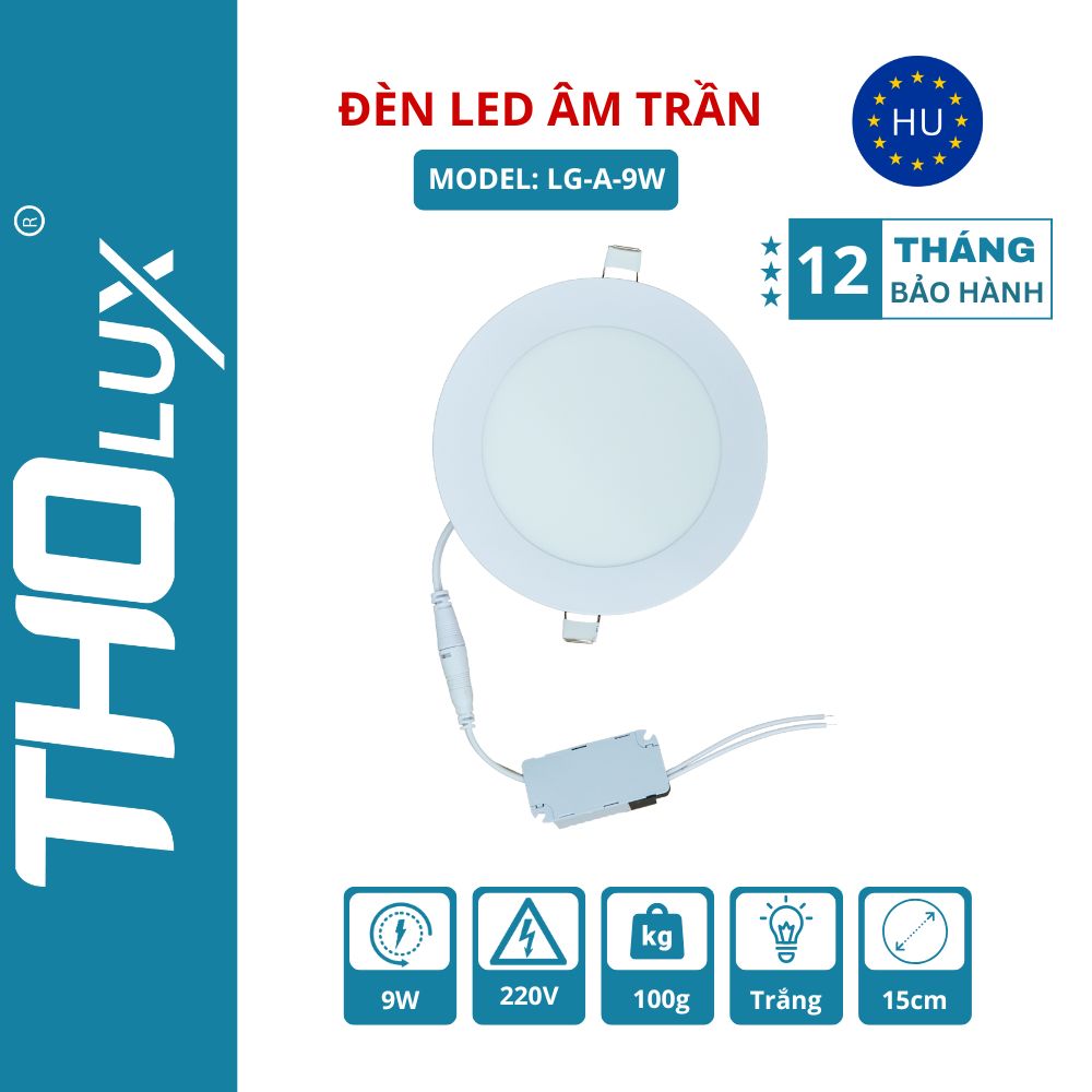 Đèn LED âm trần LG-A-9W