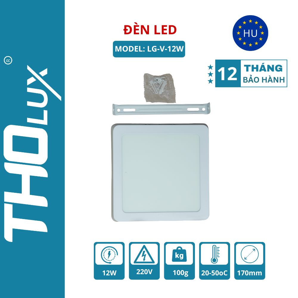 Đèn LED LG-V-12W