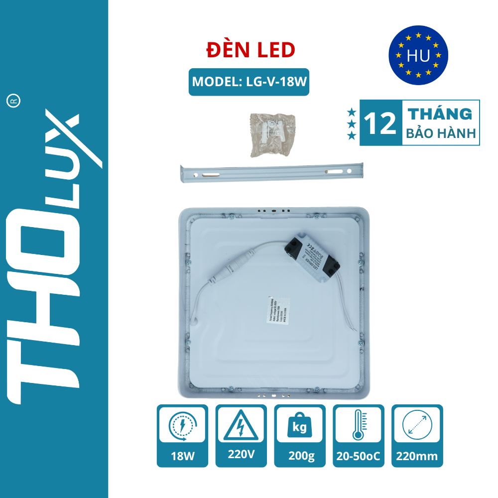 Đèn LED LG-V-18W