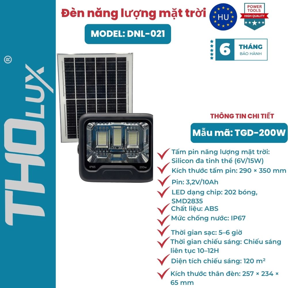 Đèn năng lượng mặt trời DNL-021