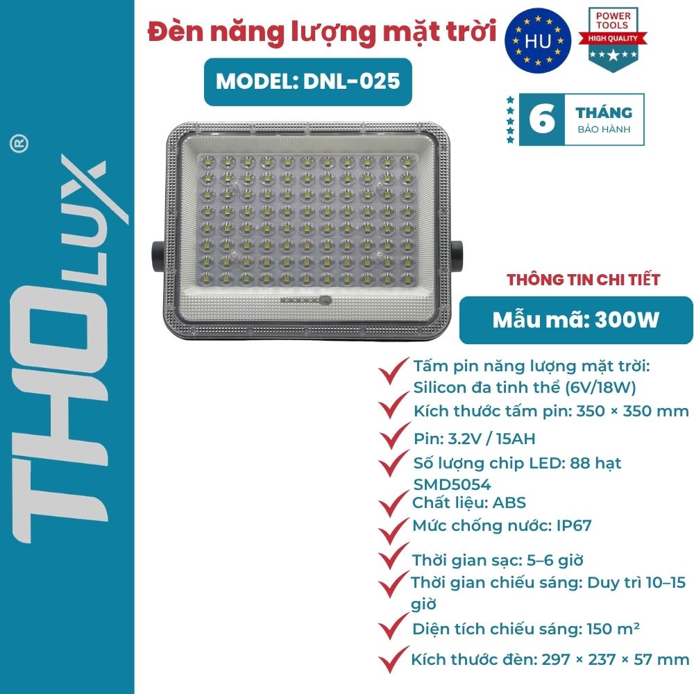 Đèn năng lượng mặt trời DNL-025