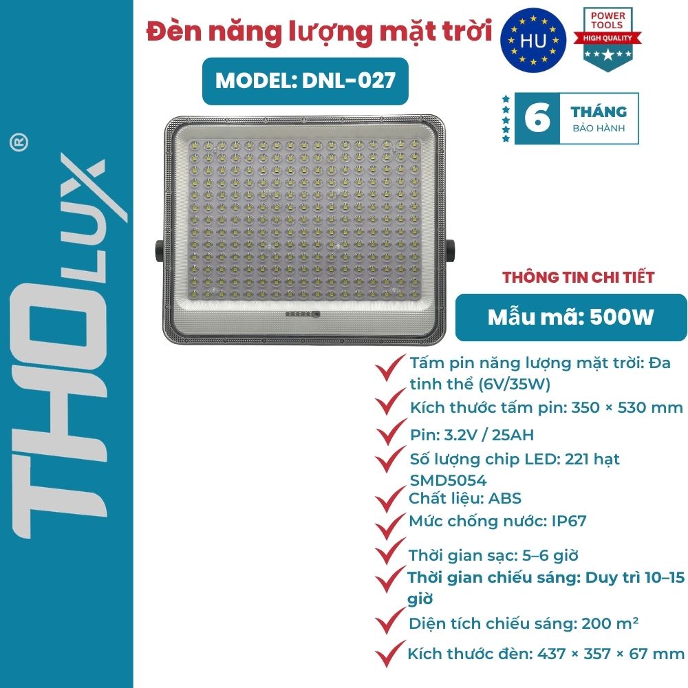 Đèn năng lượng mặt trời DNL-027