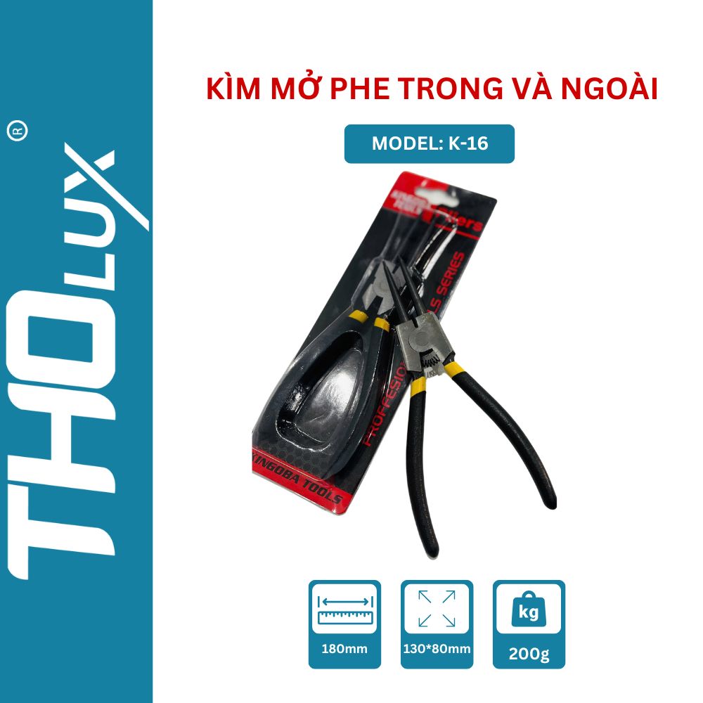 Kìm mở phe trong và ngoài K-16
