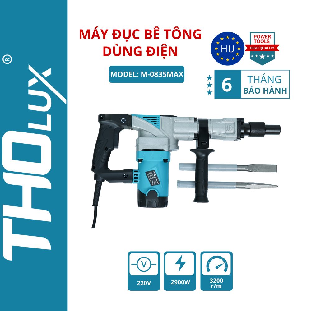 Máy đục bê tông dùng điện M-0835MAX