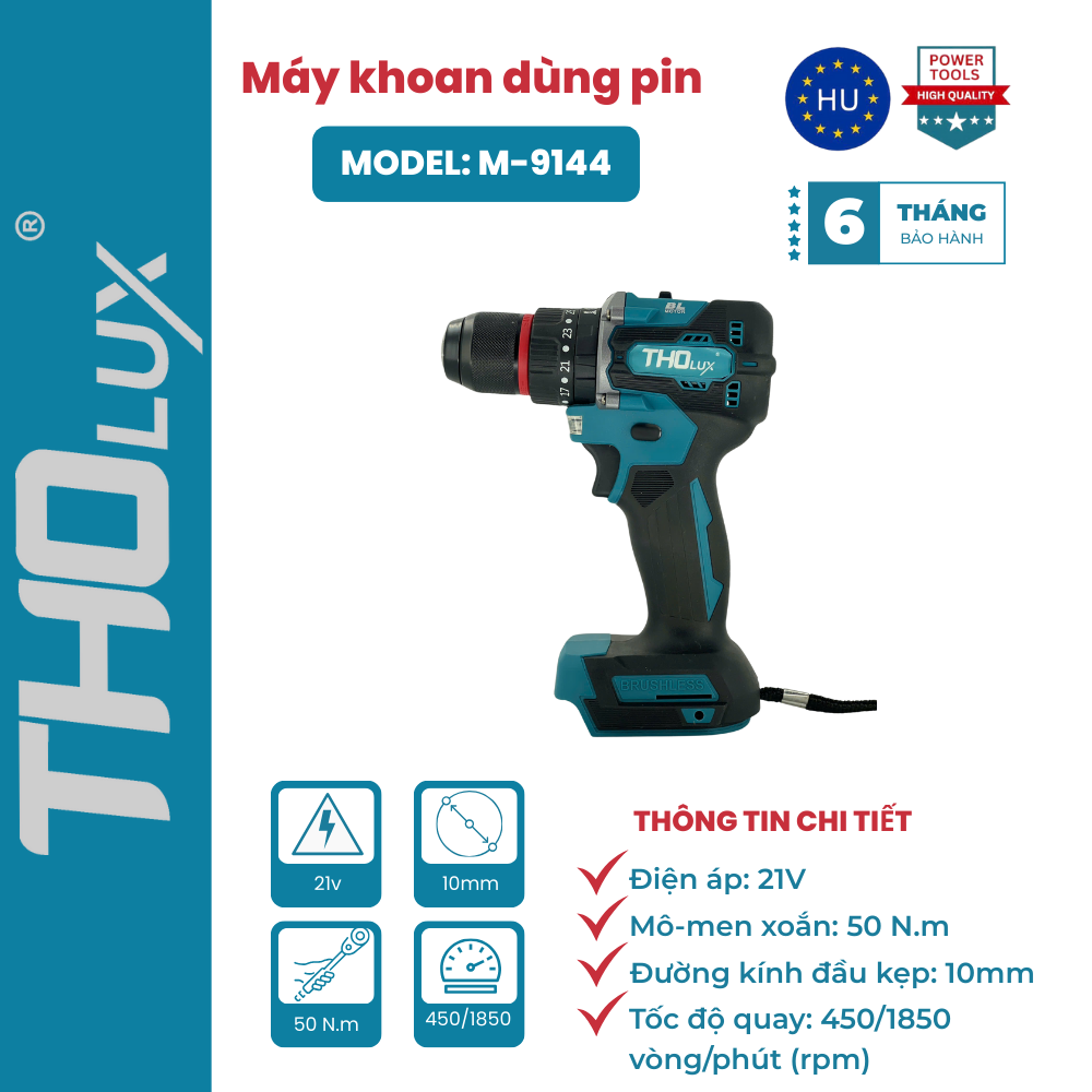 Máy khoan dùng pin M-9144