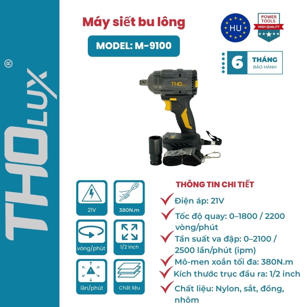 Máy siết bu lông M-9100
