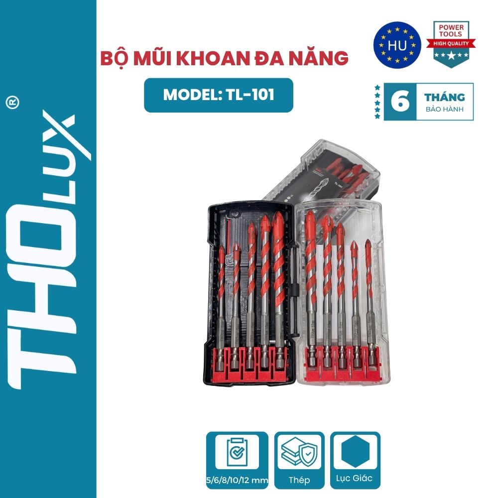 BỘ MŨI KHOAN ĐA NĂNG TL-101