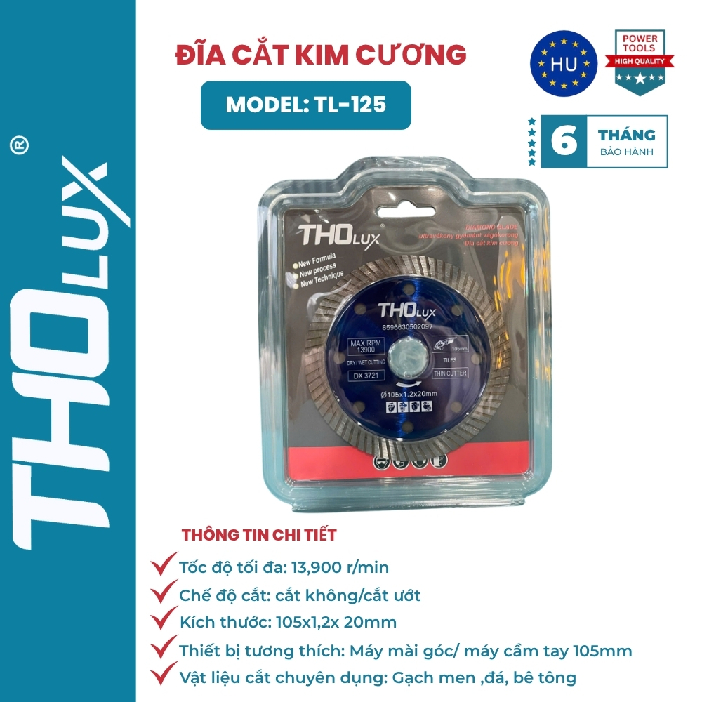 ĐĨA CẮT KIM CƯƠNG TL-125