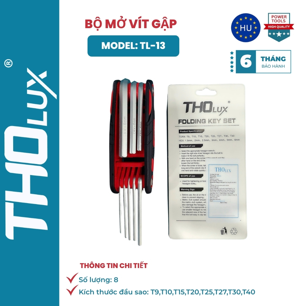 BỘ MỞ VÍT GẬP TL-13