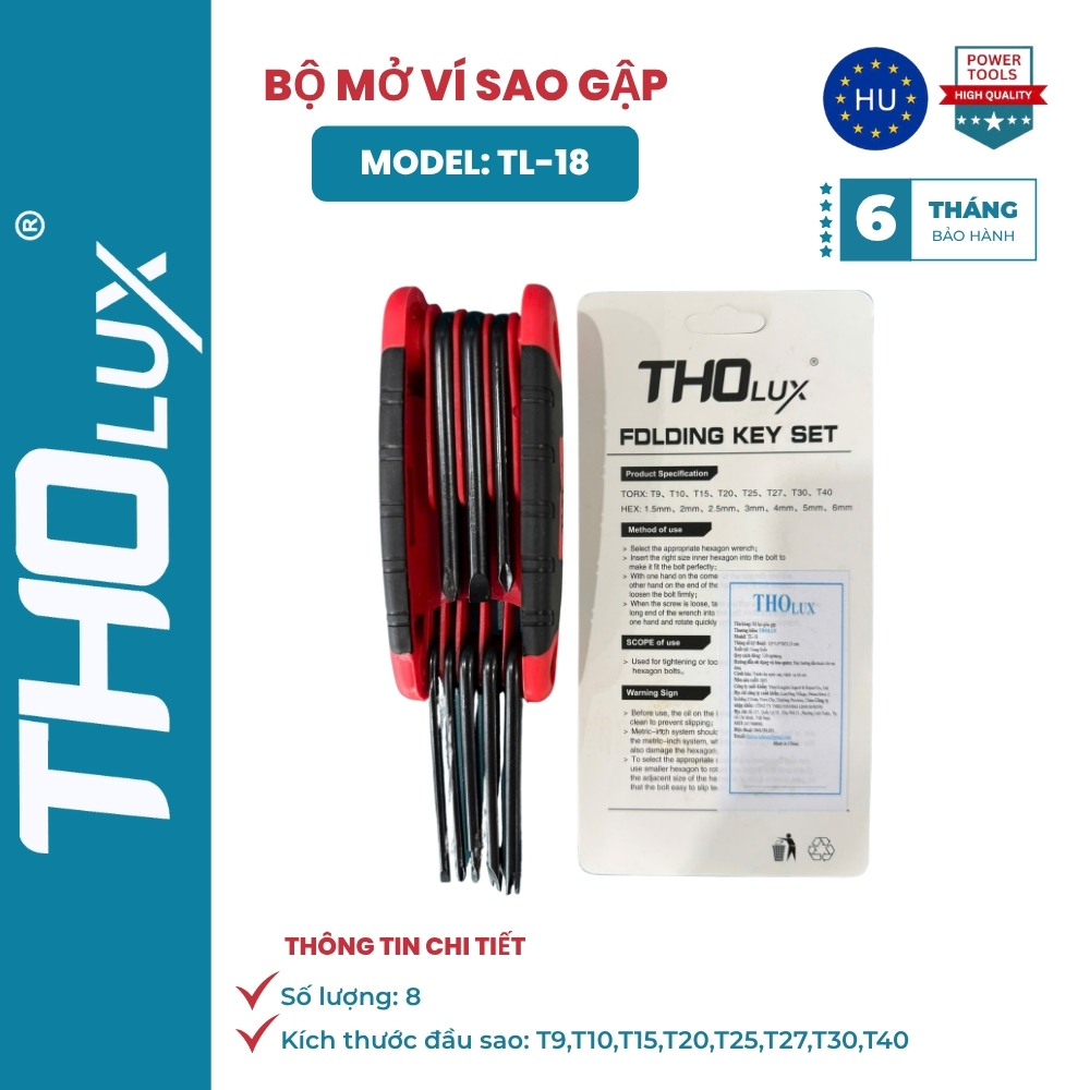 BỘ LỤC GIÁC GẬP TL-18