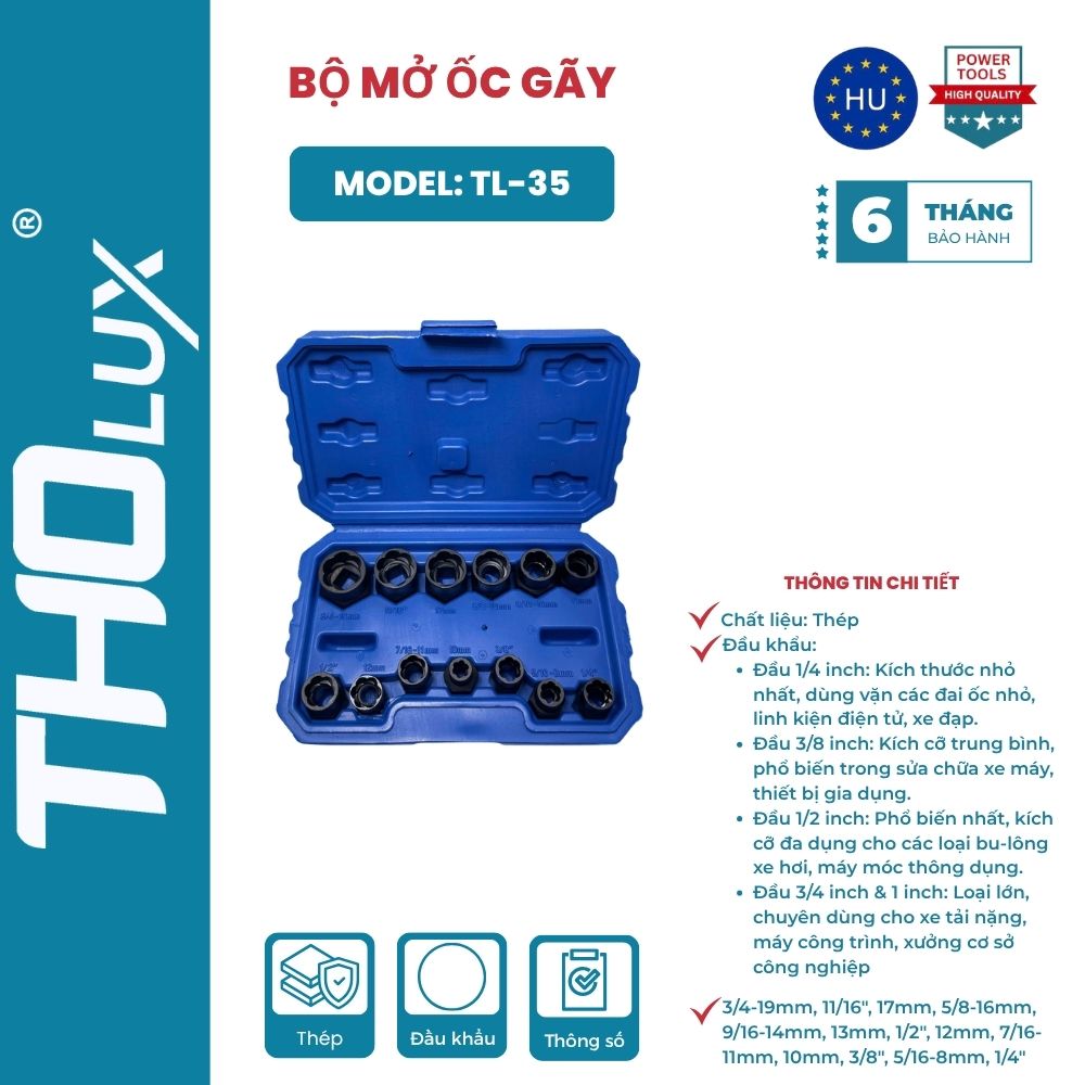 BỘ MỞ ỐC GÃY  TL-35