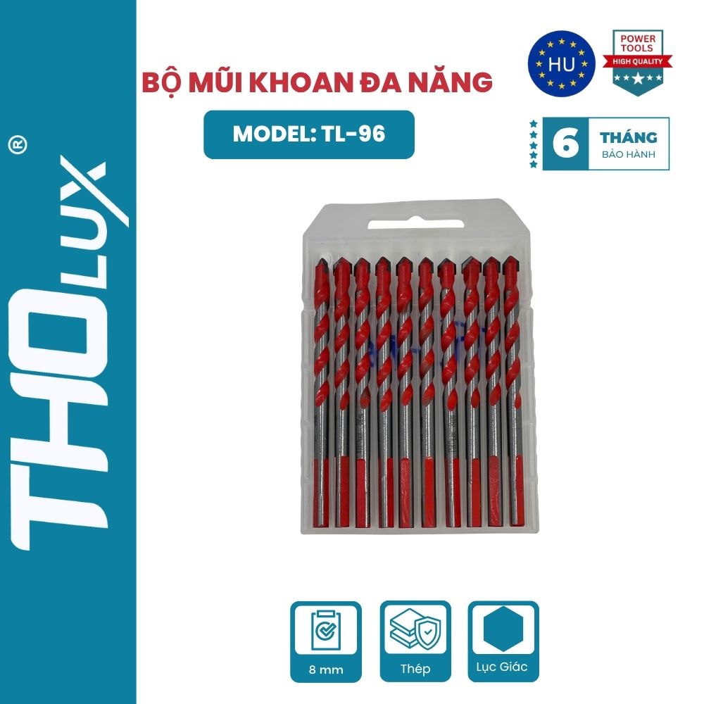 BỘ MŨI KHOAN ĐA NĂNG TL-96
